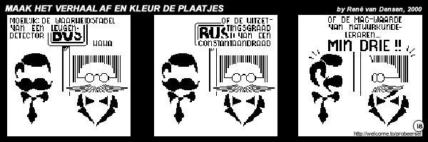 Maak Het Verhaal Af En Kleur De Plaatjes - strip 18
