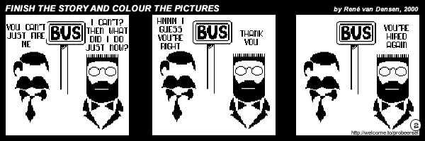 Finish The Story And Colour The Pictures - strip 2