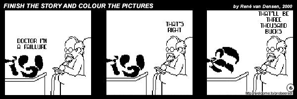 Finish The Story And Colour The Pictures - strip 6