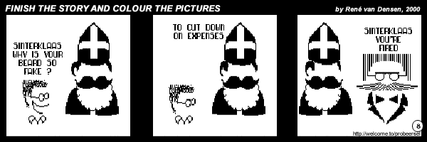Finish The Story And Colour The Pictures - strip 8