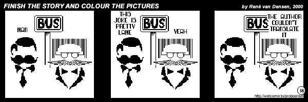 Finish The Story And Colour The Pictures - strip 18