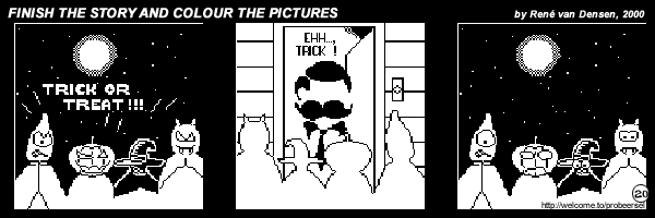 Finish The Story And Colour The Pictures - strip 20