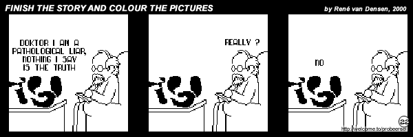 Finish The Story And Colour The Pictures - strip 22