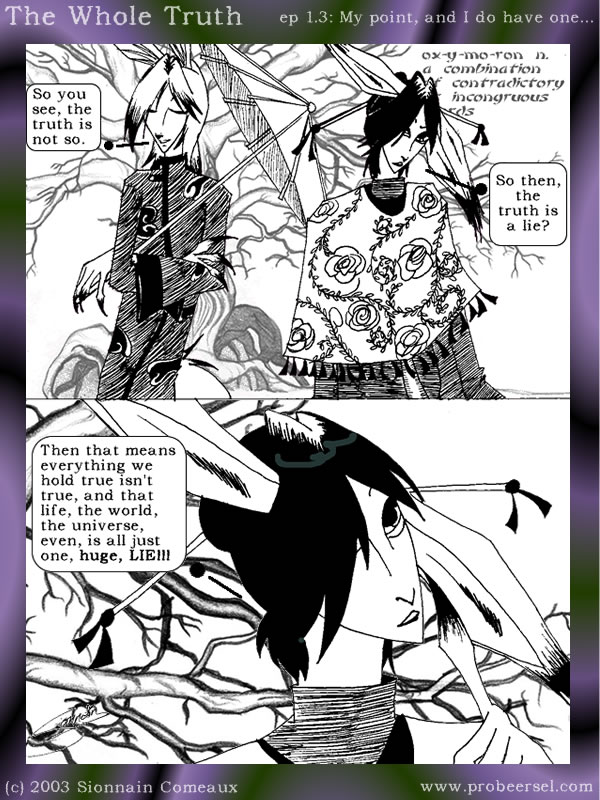 The Whole Truth for week 34, 2003